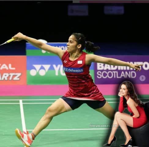 ব্যাডমিন্টন প্লেয়ার সাইনা নেহওয়ালকে নিয়ে বায়োপিক তৈরি হচ্ছে বলিউডে। বায়োপিকে সাইনার চরিত্রে রয়েছেন শ্রদ্ধা কপূর। ছবি সৌজন্যে ওয়েব
