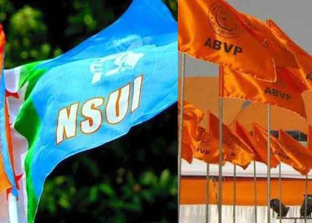 ABVP loses in all 4 posts university poll in varanasi বারাণসীর সংস্কৃত বিশ্ববিদ্যালয়ের ছাত্রভোটে এনএসইউআইয়ের কাছে হার এবিভিপির