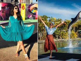 দেখুন অস্ট্রেলিয়া সফররত পরিণীতি চোপড়াকে