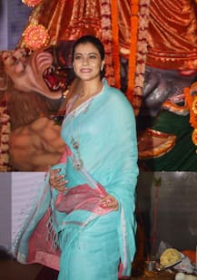 দুর্গা মায়ের কাছে পুজো দিচ্ছেন অভিনেত্রী কাজল, দেখুন তারই কিছু ছবি