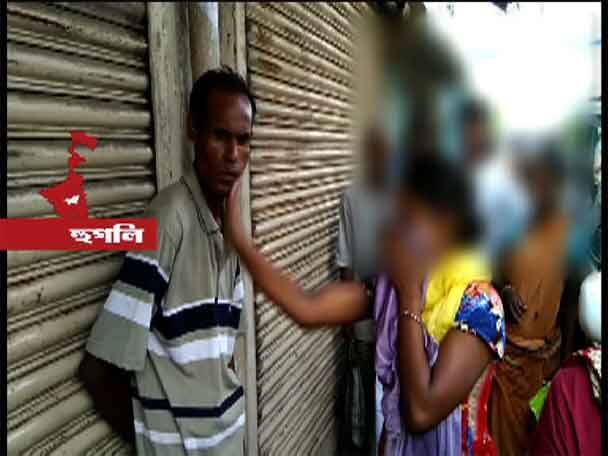 Hoogly murder threat and then rape হুমকি দিয়ে স্কুলছাত্রীকে দফায় দফায় ধর্ষণের অভিযোগ, অভিযুক্তকে গণপিটুনি বাসিন্দাদের