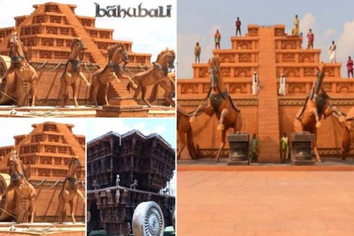 হায়দরাবাদের রামোজি ফিল্ম সিটিতে তৈরি হয় বাম্পার হিট বাহুবলীর সেট। এই ছবিতে দেখতে পাচ্ছেন মাহিষ্মতী রাজ্য। সকলের জন্য এই সেট খুলে দিয়েছে কর্তৃপক্ষ। পর্দার মাহিষ্মতীকে সামনাসামনি দেখতে ভিড় জমিয়েছেন মানুষ। 