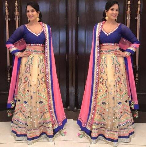 বিয়ের রাতে সানি। 