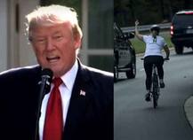 মার্কিন প্রেসিডেন্ট ট্রাম্পকে মধ্যমা দেখিয়ে চাকরি খোয়ালেন এই মহিলা