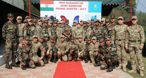 গত ২ তারিখ থেকে হিমাচল প্রদেশের বাখলোতে শুরু হয়েছে ১৪-দিনব্যাপী এই যৌথ মহড়া। ছবি-- প্রতিরক্ষামন্ত্রক সৌজন্য