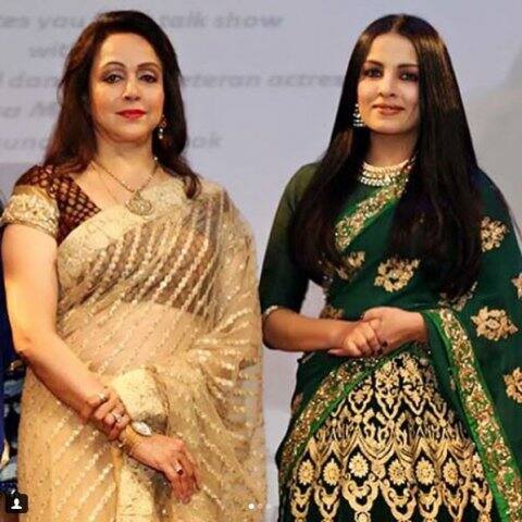 দুবাইতে হেমা মালিনীর একটি বই প্রকাশ অনুষ্ঠানে ছিলেন তিনি।