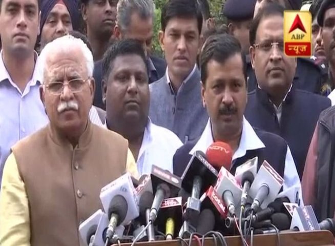 Kejriwal, Khattar resolve to check Delhi pollution দিল্লি দূষণ: মোকাবিলায় খট্টারের সঙ্গে বৈঠকে কেজরীবাল