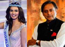 বিশ্বসুন্দরী মানুষী ছিল্লারকে শশী থারুরের টুইটারে ঠাট্টা, সমালোচনার ঝড়