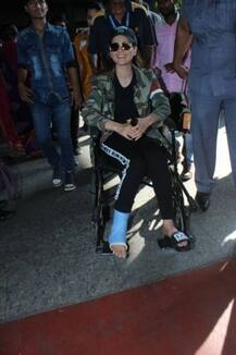 পিঠে বাঁধা শিশু, মণিকর্ণিকা ছবির শ্যুটিংয়ে ৪০ ফুট উঁচু দেওয়াল থেকে লাফাতে গিয়ে জখম কঙ্গনা