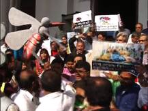 ডেঙ্গি নিয়ে উত্তাল বিধানসভা, মশারি নিয়ে বিক্ষোভ বিরোধীদের