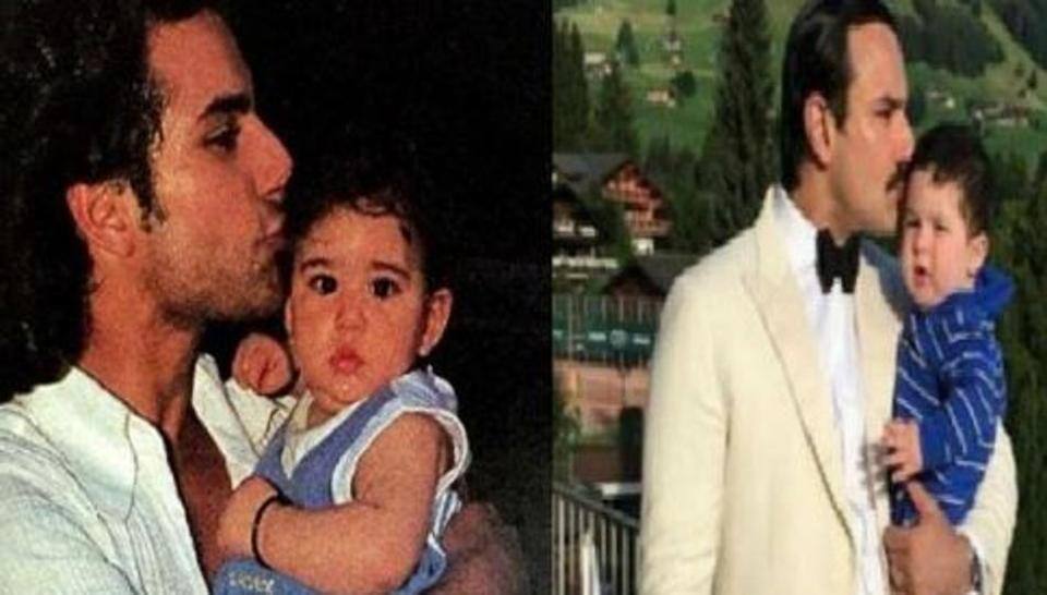 সেফ আলি খানের কোলে তৈমুরের মতো হুবহু দেখতে এই বাচ্চাটি কে বলুনতো? Saif Ali Khan’s daughter Sara looks like Taimur’s twin in this throwback photo. See pics সেফ আলি খানের কোলে তৈমুরের মতো হুবহু দেখতে এই বাচ্চাটি কে বলুনতো?