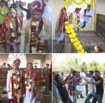 মন্দিরে নয়, শ্মশানে হল এই বিয়ে