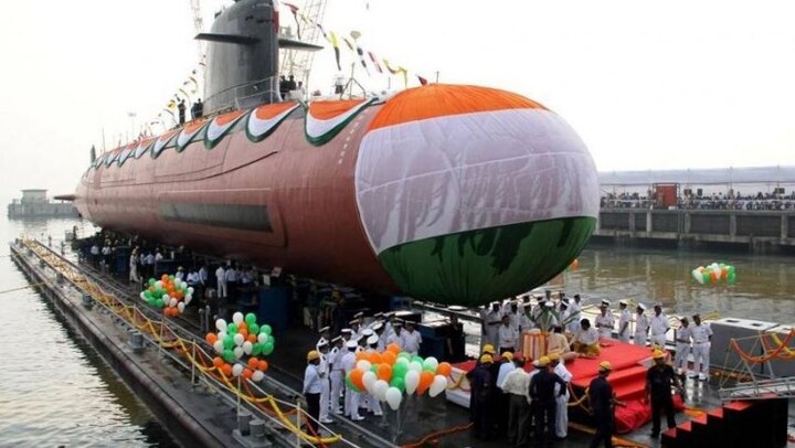 PM Narendra Modi dedicates scorpene-class submarine INS Kalvari to the nation স্করপিন শ্রেণীর সাবমেরিন আইএনএস কলভারী নৌ বাহিনীতে অন্তর্ভূক্তির পর দেশবাসীকে উৎসর্গ মোদীর