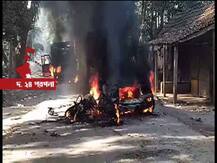 ফের উত্তপ্ত ভাঙড়, বোমাবাজি, গুলি, গাড়িতে আগুন