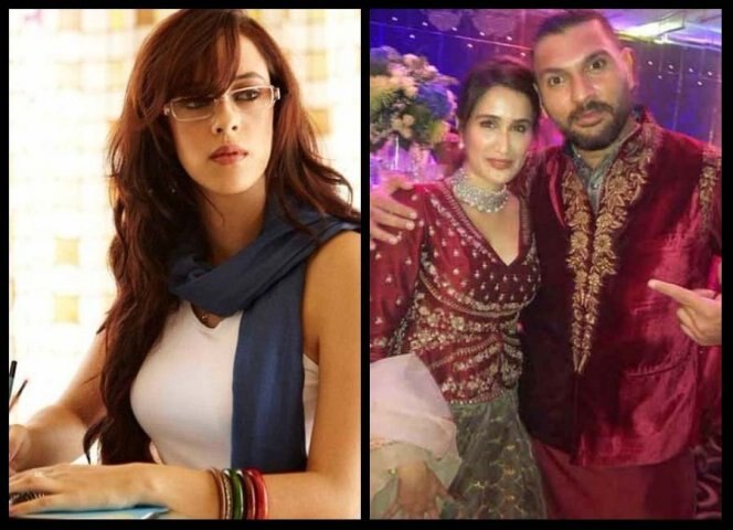 sagarika ghatge posted photo with yuvraj singh from virushka wedding hejal commented interestingly যুবির সঙ্গে তোলা ছবি পোস্ট জাহির-পত্নী সাগরিকার, মজাদার মন্তব্য হেজেলের