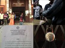 ছাত্র বিক্ষোভে বন্ধ চারুচন্দ্র, ক্ষুব্ধ শিক্ষামন্ত্রী, বিকেলেই খুলল কলেজ