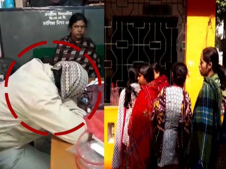 girl student allegedly molested by teacher at Barasat ছাত্রীকে ‘যৌন নির্যাতন’ শিক্ষকের,স্কুলে বিক্ষোভ অভিভাবকদের