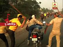 ভারতীয় জনতা যুব মোর্চার মিছিল ঘিরে পূর্ব মেদিনীপুরে ধুন্ধুমার