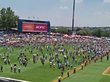 দেখুন, টেস্ট ম্যাচ চলাকালীন পিকনিক স্পটের চেহারা নিল সেঞ্চুরিয়নের সুপারস্পোর্ট পার্ক