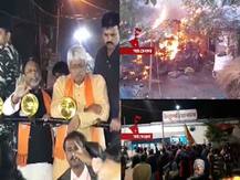 উপনির্বাচনের আগে তৃণমূল-বিজেপি সংঘর্ষে উত্তপ্ত উলুবেড়িয়া, বাড়ি, বাইকে আগুন, নামল ‍র‍্যাফ