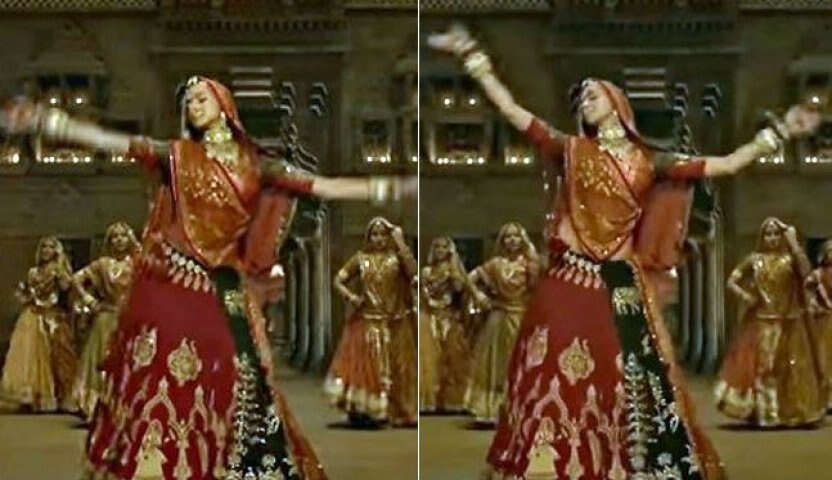 অনুভূতিতে ‘আঘাত’ লাগতে পারে, পদ্মাবতের নতুন ঘুমর গানে ঢাকা পড়ল দীপিকার শরীরের অনাবৃত অংশ