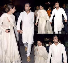 পদ্মাবত ছবির বিশেষ স্ক্রিনিংয়ে হাতে হাত ধরে হাজির দীপিকা-রণবীর, দেখুন ছবিতে