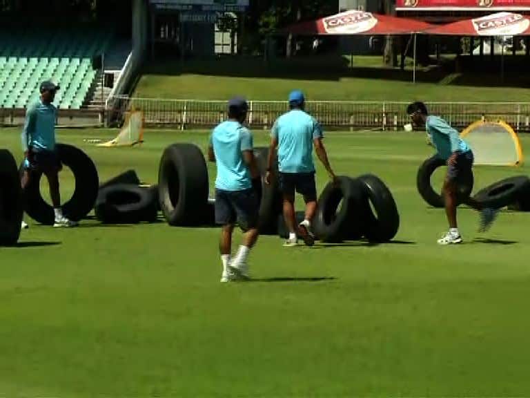Team India do catching practice with truck tyres preparing for ODI series টেস্টে পরাজয় অতীত, একদিনের সিরিজে নতুন উদ্যমে ভারত, ট্রাকের চাকা দিয়ে চলল ক্যাচ প্র্যাক্টিস
