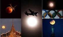 বিশ্বজুড়ে চন্দ্রগ্রহণের নয়নাভিরাম কিছু ছবি 