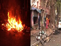 যাদবপুরে চায়ের দোকানের আড়ালে মাদক বিক্রির অভিযোগ, দোকান ভাঙচুর করে আগুন দিলেন স্থানীয়রা