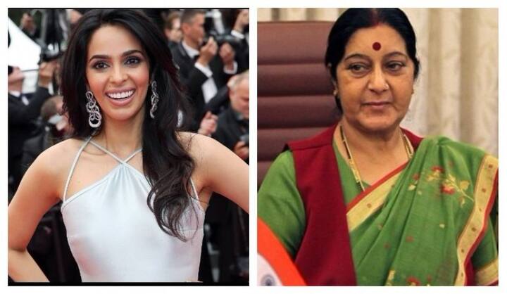 Mallika Sherawat requests Sushma Swaraj to help ngo founder get visa এনজিও-র ভিসা চেয়ে বিদেশমন্ত্রীকে চিঠি লিখলেন মল্লিকা শেরাওয়াত