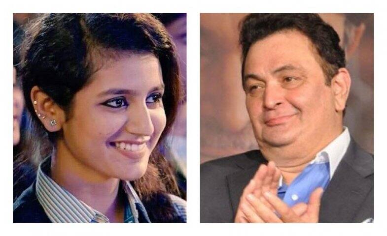 Rishi Kapoor tweets about Priya Prakash আমার সময়ে এলে না কেন? প্রিয়া প্রকাশ সম্পর্কে ঋষি কপূরের টুইট
