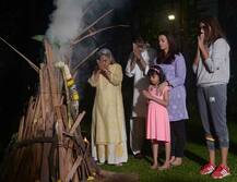 হোলিকা দহন, মিষ্টি মুখ করে বচ্চন পরিবারের হোলি পালন, নাতনিকে আশীর্বাদ দাদুর