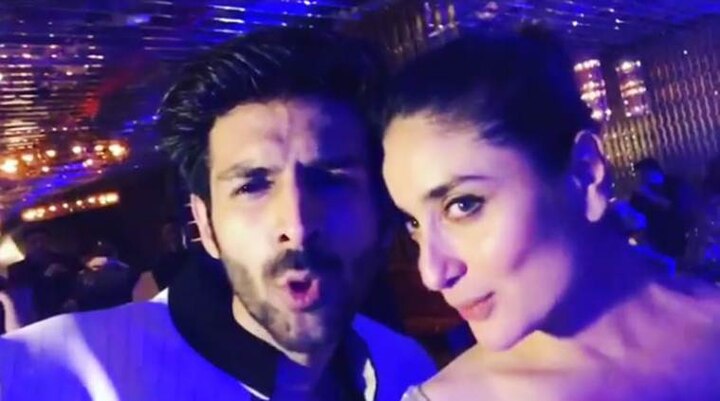 Kartik Aaryan sings Ban Ja Rani for Karina Kapoor, see video করিনাকে নিজের রানি বানানোর প্রস্তাব দিলেন এই অভিনেতা, গদগদ বেবো, দেখুন ভিডিও