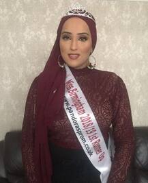 মিস ইংল্যান্ড প্রতিযোগিতায় এবার দেখা গেল হিজাব পরিহিত প্রতিযোগীকে