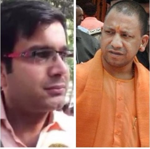 Yogi allegedly 'insults' man seeking help in land grabbing case against MLA Aman Mani Tripathi জমি ‘দখল’ করেছেন নির্দল বিধায়ক, জনতা দরবারে অভিযোগ জানাতে এলে  কাগজপত্র 'ছুঁড়ে ফেলে দেন' যোগী