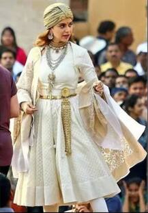 মণিকর্ণিকার সেটে ঘোড়ায় চড়তে দেখা গেল কঙ্গনাকে