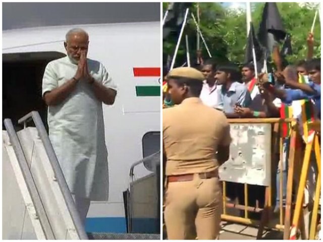 Cauvery issue: Pro-Tamil activist show PM Modi black flags, People more important than elections, Kamal Hassan's video messsage for PM মোদীকে চেন্নাইয়ে কালো পতাকা কাবেরী ইস্যুতে, 'ভোটের চেয়ে বেশি গুরুত্বপূর্ণ মানুষ', ভিডিওতে কমল হাসান