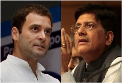 Rahul Gandhi calls for Piyush Goyals resignation, min hits back saying I am a worker, not dynast ইস্তফা দাবি রাহুলের, আমি কর্মী, পরিবারতন্ত্রের লোক নই, পাল্টা পীযূষ