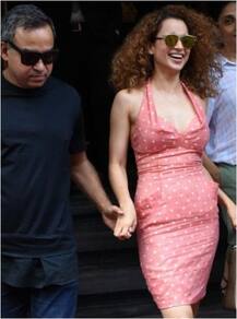 ডিজাইনার বিভু মহাপাত্রের সঙ্গে কঙ্গনা রানাওয়াত