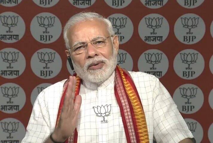 আধার, ইভিএম, মোবাইল যা-ই হোক, বিরোধীরা সবসময় প্রযুক্তিকে বাধা দিয়েছে, বিজেপি আধুনিক ভারত গড়তে চায়, বললেন মোদী BJP wants to promote modern India, says Modi, alleges opposition have always obstructed technology আধার, ইভিএম, মোবাইল যা-ই হোক, বিরোধীরা সবসময় প্রযুক্তিকে বাধা দিয়েছে, বিজেপি আধুনিক ভারত গড়তে চায়, বললেন মোদী