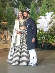 ছবিতে দেখুন: সোনম কপূর ও আনন্দ আহুজার রিসেপশনের ঝলক...