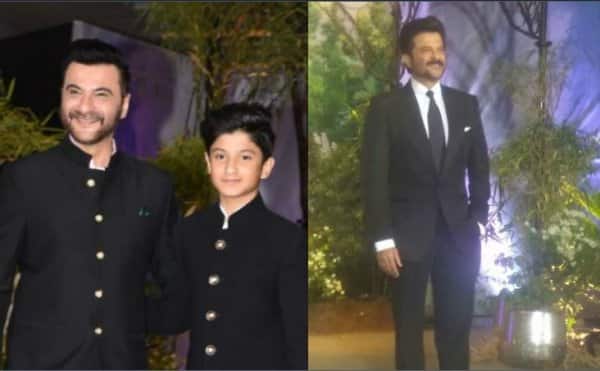 অতিথিদের আপ্যায়ন করেন অনিল কপূর ও সঞ্জয় কপূর।