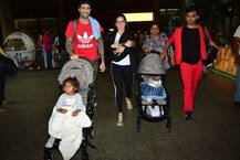 প্রথমবার প্রকাশ্যে সানি লিওনের যমজ সন্তান, মুম্বই বিমানবন্দরে লেন্সবন্দি গোটা পরিবার