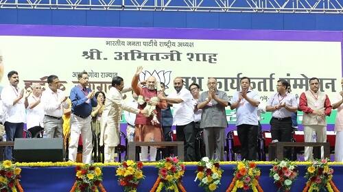 BJP such party where tea seller can become PM: Amit Shah বিজেপি এমন দল যেখানে চা বিক্রেতাও প্রধানমন্ত্রী হতে পারেন, মন্তব্য অমিত শাহের