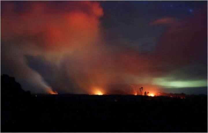 এই আগ্নেয়গিরি জেগে ওঠায় সবথেকে বড় ক্ষতি হয়েছে লেলানি এস্টেট অঞ্চলের। ছবি সৌজন্য-এপি।