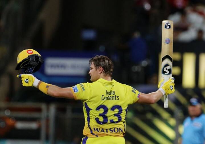 চেন্নাইয়ের জয়ের নায়ক শেন ওয়াটসন। 