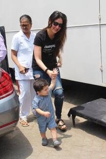 স্কুল যেতে মোটেই ভাল লাগে না, কিন্তু মা নিয়ে যাবেই, রাগী তৈমুর!