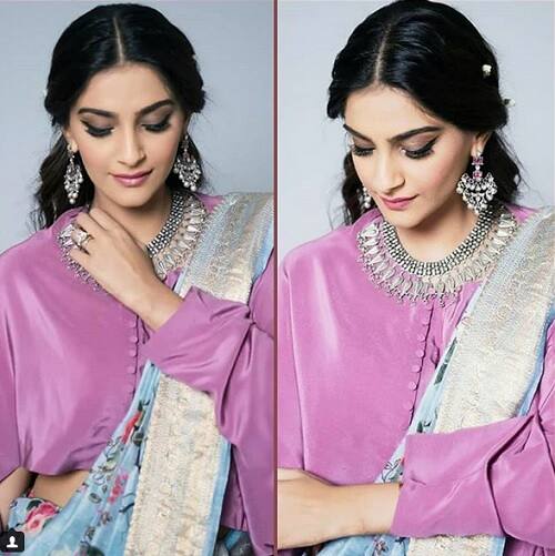 সোনম জানিয়েছেন, এই ছবিতে তিনি যে পোশাক পরেছেন, সেটা তাঁর খুব পছন্দ হয়েছে। ছবি সৌজন্যে ইনস্টাগ্রাম