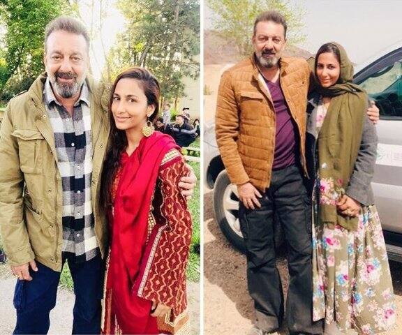 ছবির সেট থেকে সঞ্জয়ের সঙ্গে তাঁর ছবি সোশ্যাল মিডিয়ায় পোস্ট করেছেন স্নেহা। ছবি- স্নেহা নামানন্দি
