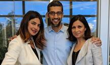 গুগল সিইও সুন্দর পিচাইয়ের সঙ্গে দেখা করলেন প্রিয়ঙ্কা চোপড়া